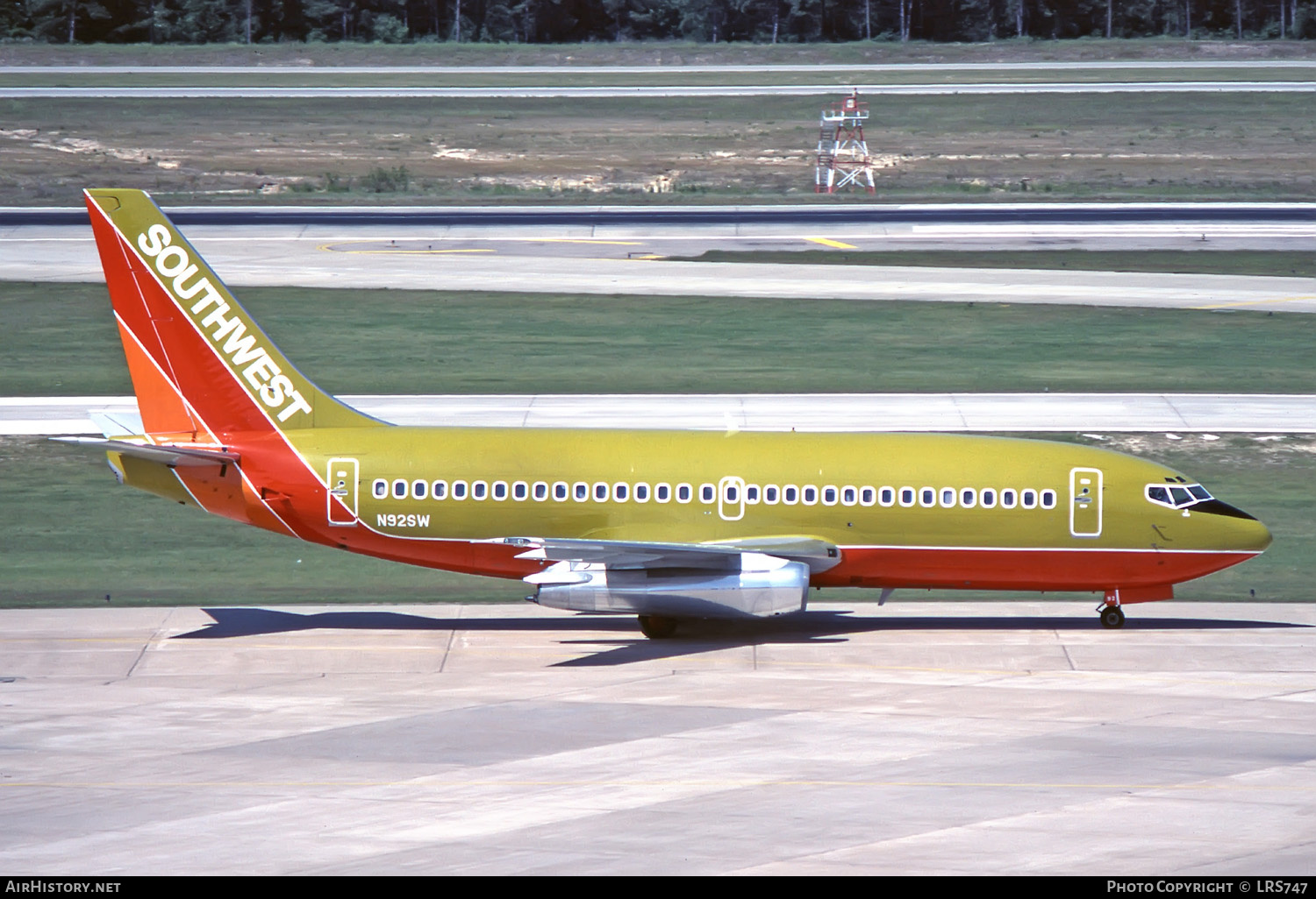 Aircraft Photo of N92SW | Boeing 737-2H4/Adv | Southwest Airlines | AirHistory.net #254227