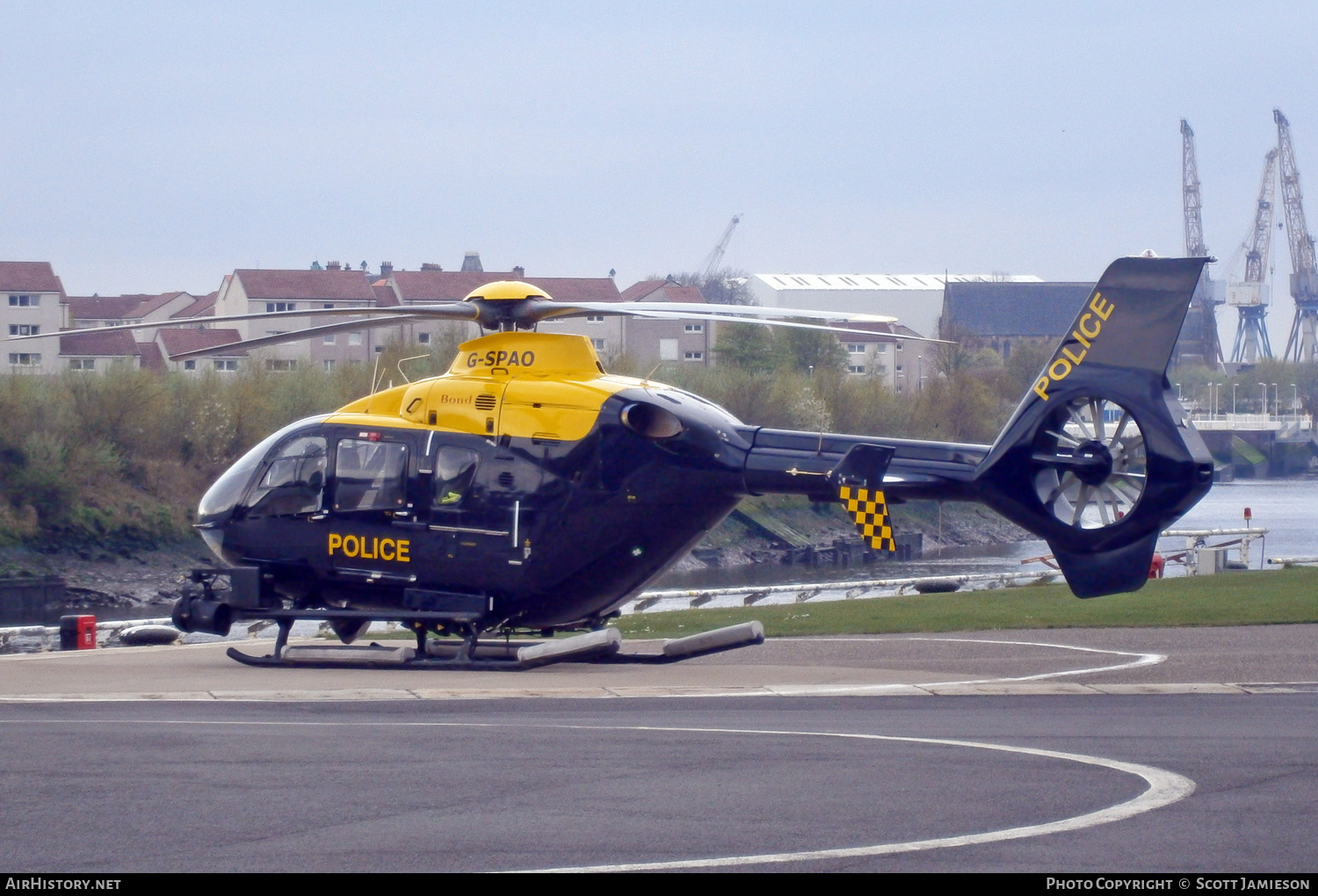 Aircraft Photo of G-SPAO | Eurocopter EC-135T-2+ | Strathclyde Police | AirHistory.net #254236