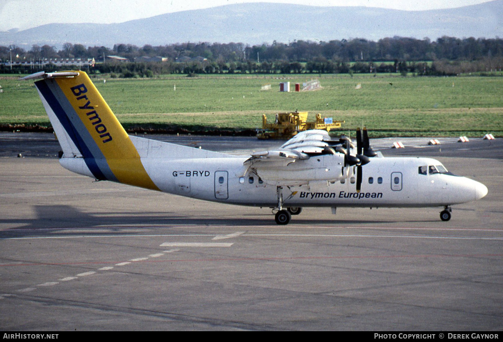 Aircraft Photo of G-BRYD | De Havilland Canada DHC-7-110 Dash 7 | Brymon European Airways | AirHistory.net #254242