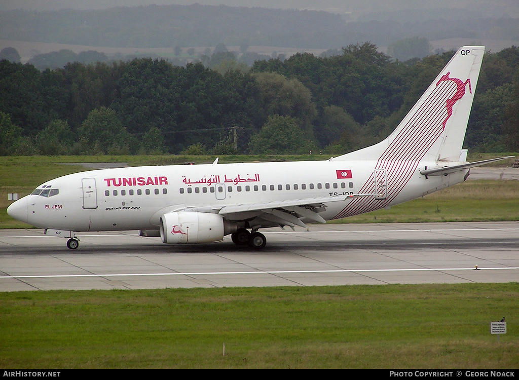 Aircraft Photo of TS-IOP | Boeing 737-6H3 | Tunisair | AirHistory.net #254245
