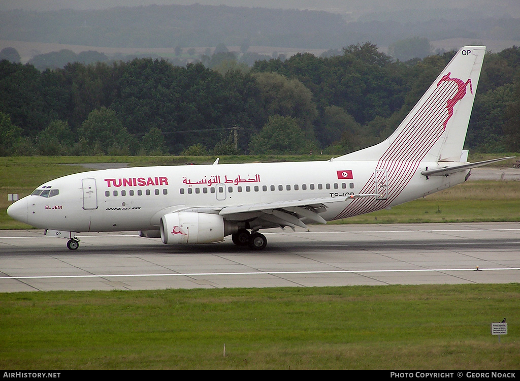 Aircraft Photo of TS-IOP | Boeing 737-6H3 | Tunisair | AirHistory.net #254245