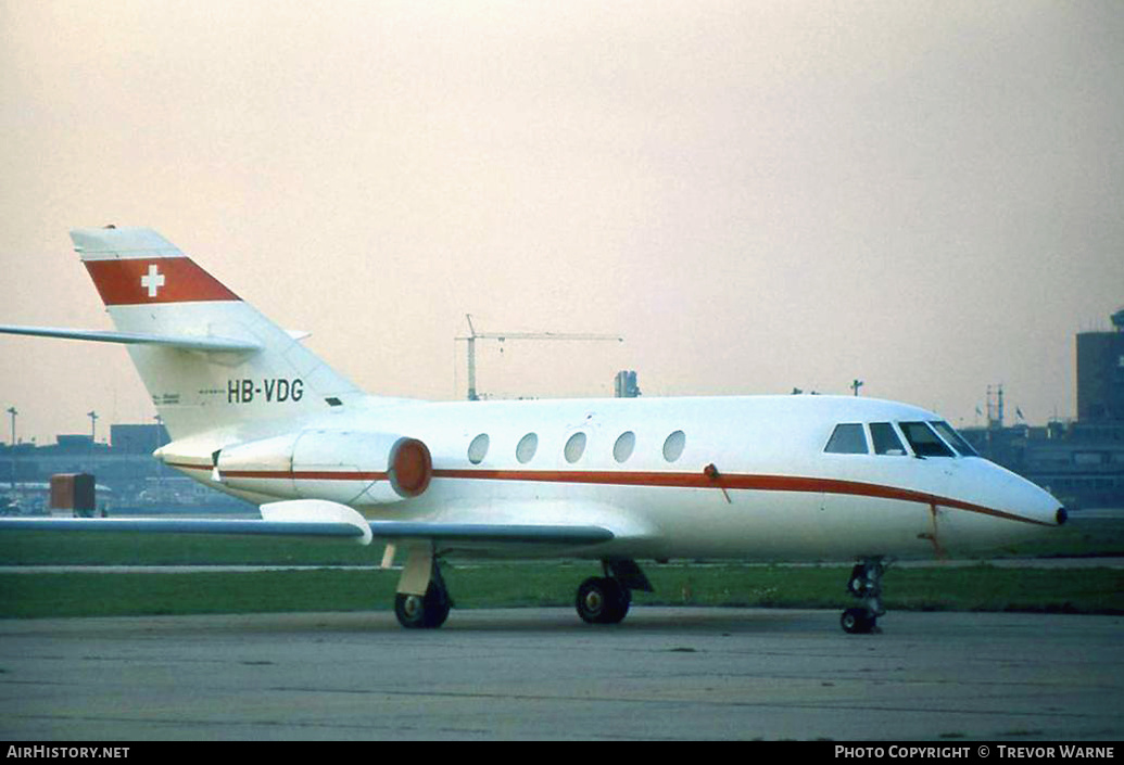 Aircraft Photo of HB-VDG | Dassault Falcon 20C | AirHistory.net #254258