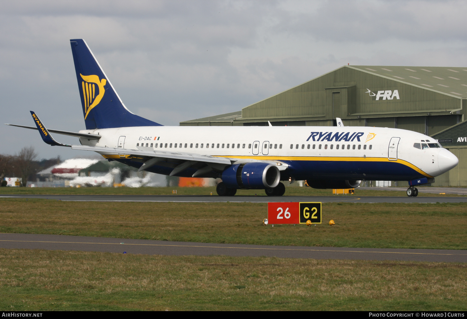Aircraft Photo of EI-DAC | Boeing 737-8AS | Ryanair | AirHistory.net #254261