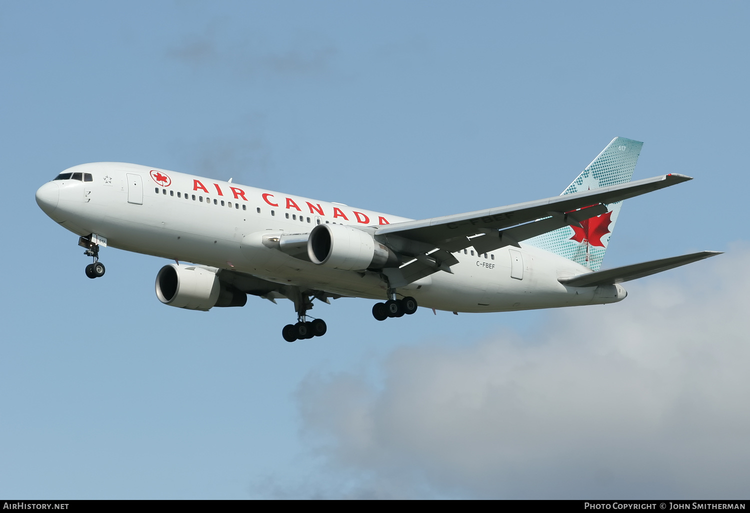 Aircraft Photo of C-FBEF | Boeing 767-233/ER | Air Canada | AirHistory.net #254272