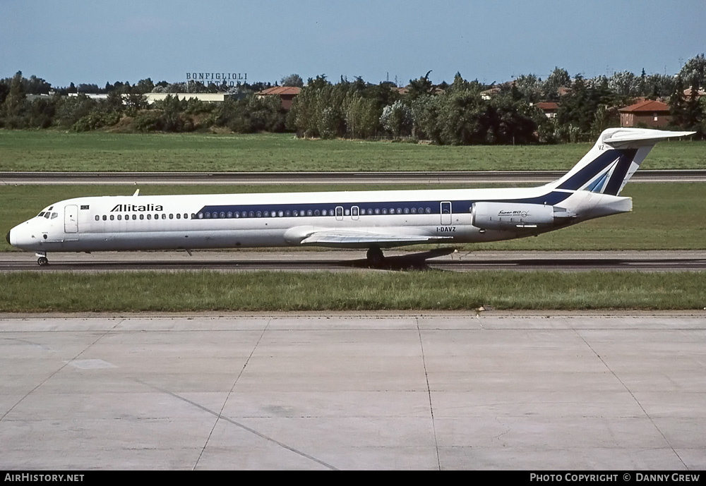 Aircraft Photo of I-DAVZ | McDonnell Douglas MD-82 (DC-9-82) | Alitalia | AirHistory.net #254277