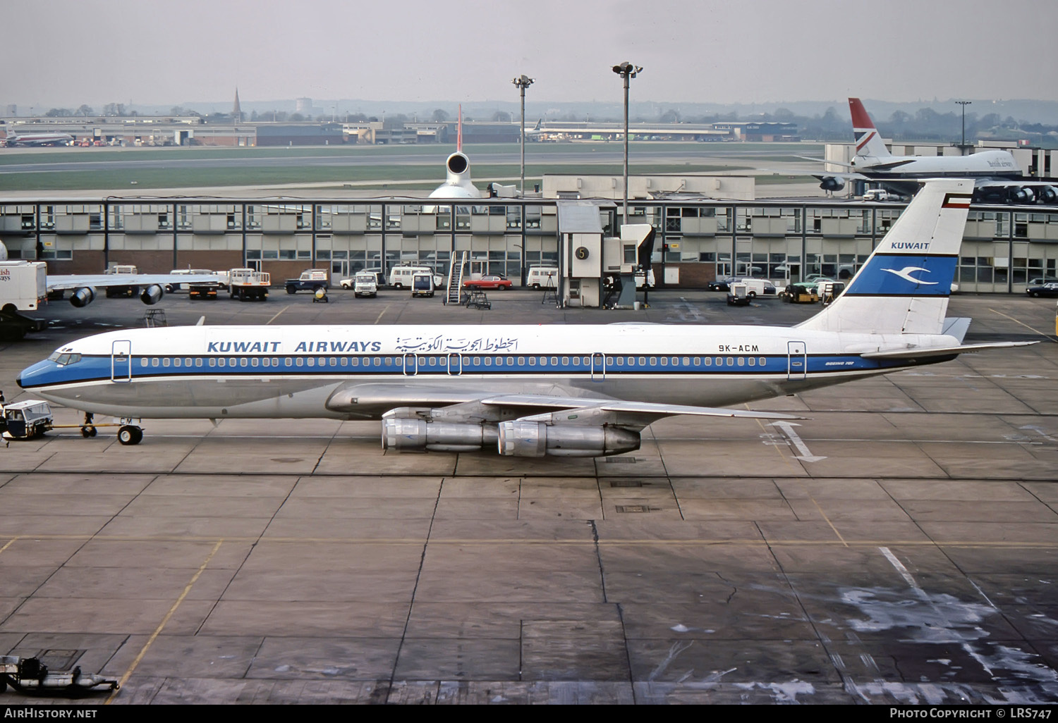 Aircraft Photo of 9K-ACM | Boeing 707-369C | Kuwait Airways | AirHistory.net #254279