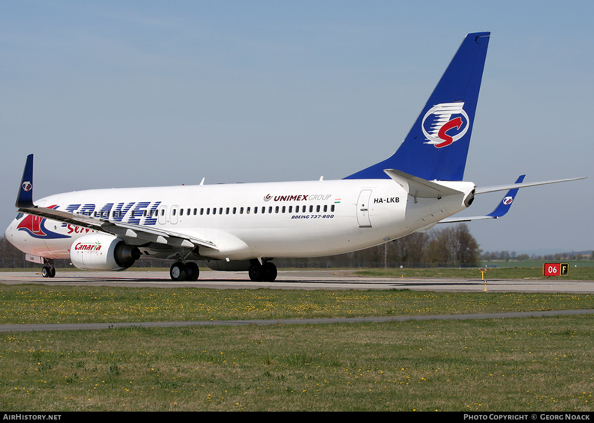 Aircraft Photo of HA-LKB | Boeing 737-8CX | Travel Service | AirHistory.net #254293