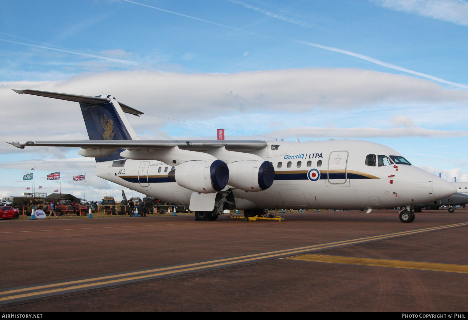 Aircraft Photo of QQ102 | British Aerospace Avro 146-RJ70 | UK - Air Force | AirHistory.net #254294