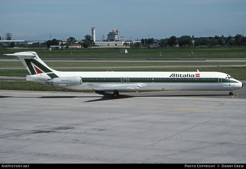 Aircraft Photo of I-DATC | McDonnell Douglas MD-82 (DC-9-82) | Alitalia | AirHistory.net #254324