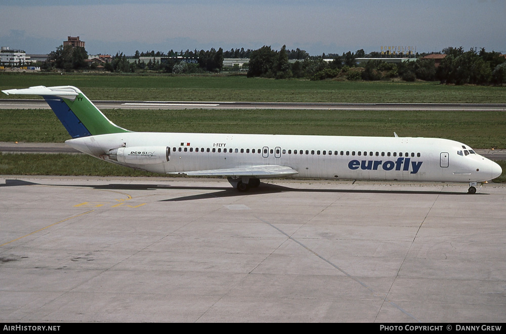 Aircraft Photo of I-FLYY | McDonnell Douglas DC-9-51 | Eurofly | AirHistory.net #254358