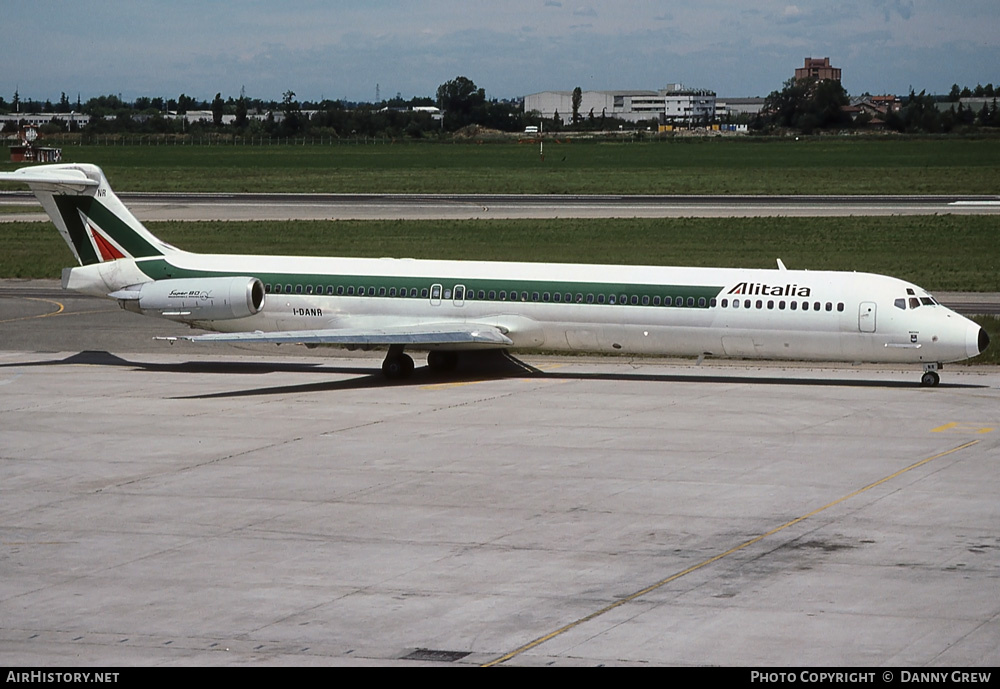 Aircraft Photo of I-DANR | McDonnell Douglas MD-82 (DC-9-82) | Alitalia | AirHistory.net #254367
