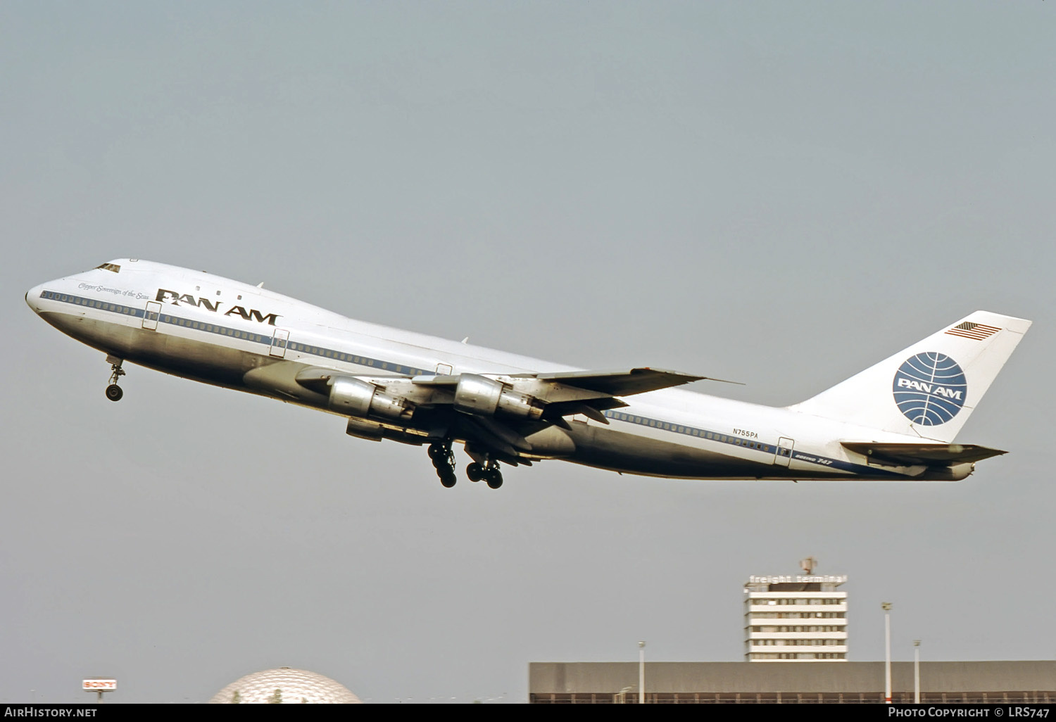 Aircraft Photo of N755PA | Boeing 747-121 | Pan American World Airways - Pan Am | AirHistory.net #254378
