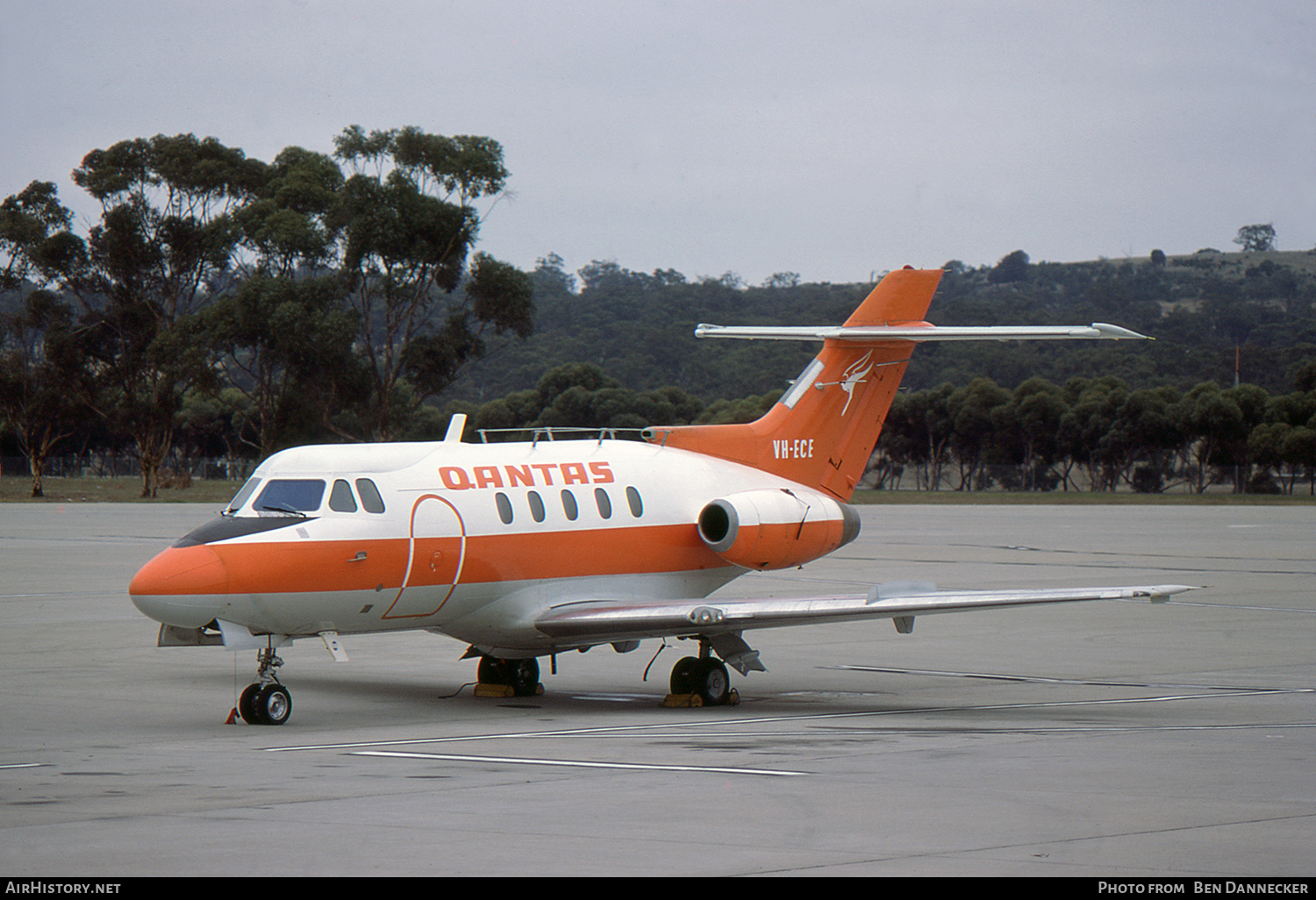 Aircraft Photo of VH-ECE | Hawker Siddeley HS-125-3B | Qantas | AirHistory.net #254404