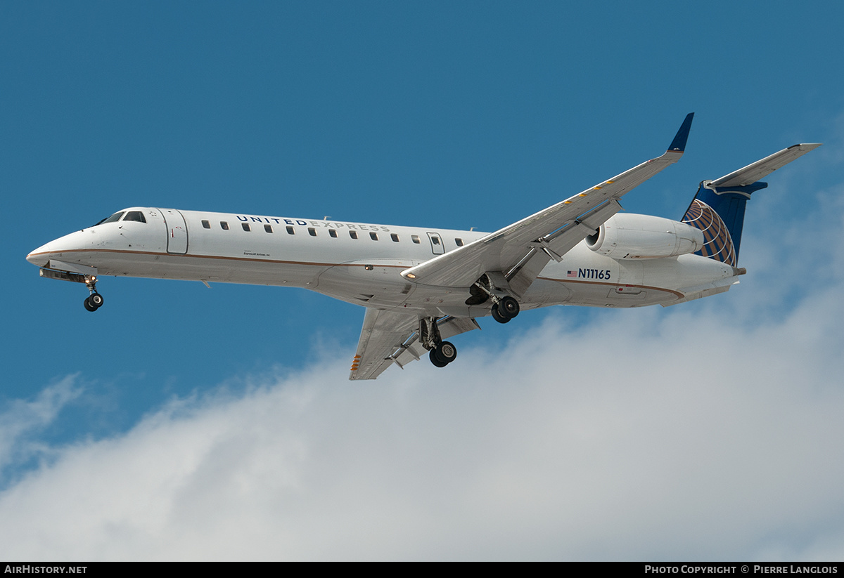 Aircraft Photo of N11165 | Embraer ERJ-145XR (EMB-145XR) | United Express | AirHistory.net #254412