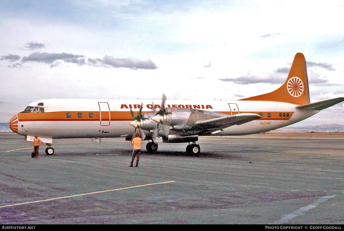 Aircraft Photo of N124AC | Lockheed L-188A Electra | Air California | AirHistory.net #254416