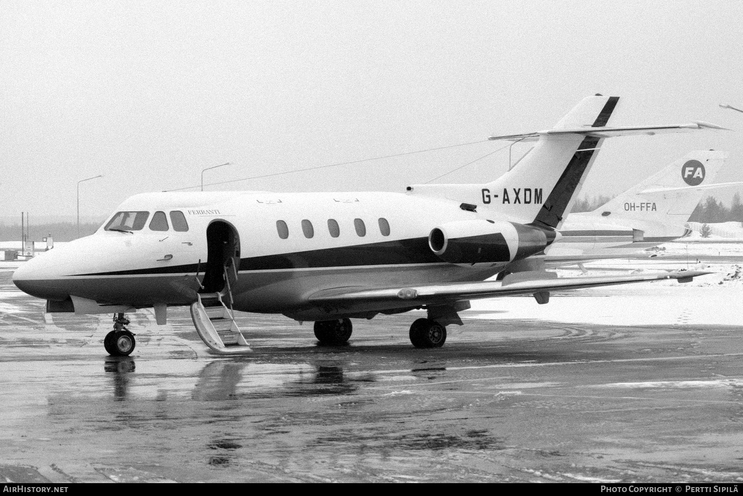 Aircraft Photo of G-AXDM | Hawker Siddeley HS-125-403B | Ferranti | AirHistory.net #254452