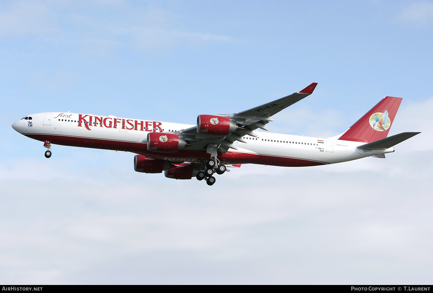 Aircraft Photo of F-WWTG | Airbus A340-541 | Kingfisher Airlines | AirHistory.net #254460