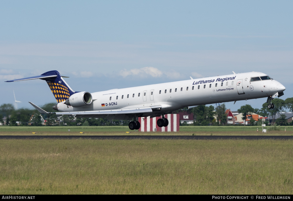Aircraft Photo of D-ACNJ | Bombardier CRJ-900LR (CL-600-2D24) | Lufthansa Regional | AirHistory.net #254465