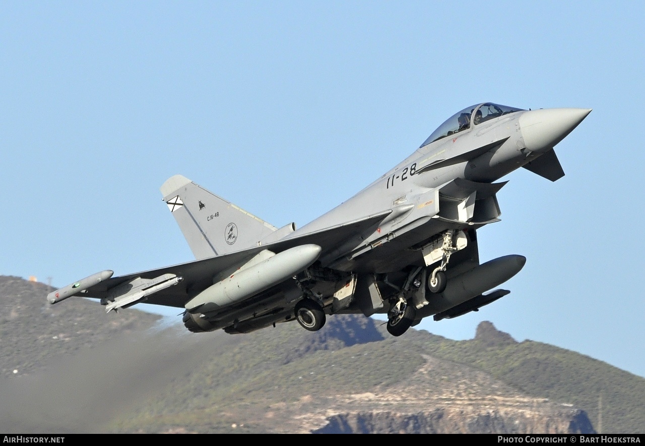 Aircraft Photo of C.16-48 | Eurofighter EF-2000 Typhoon | Spain - Air Force | AirHistory.net #254471