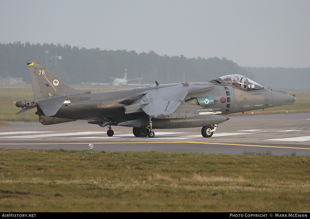 Aircraft Photo of ZG507 | British Aerospace Harrier GR9 | UK - Air Force | AirHistory.net #254490