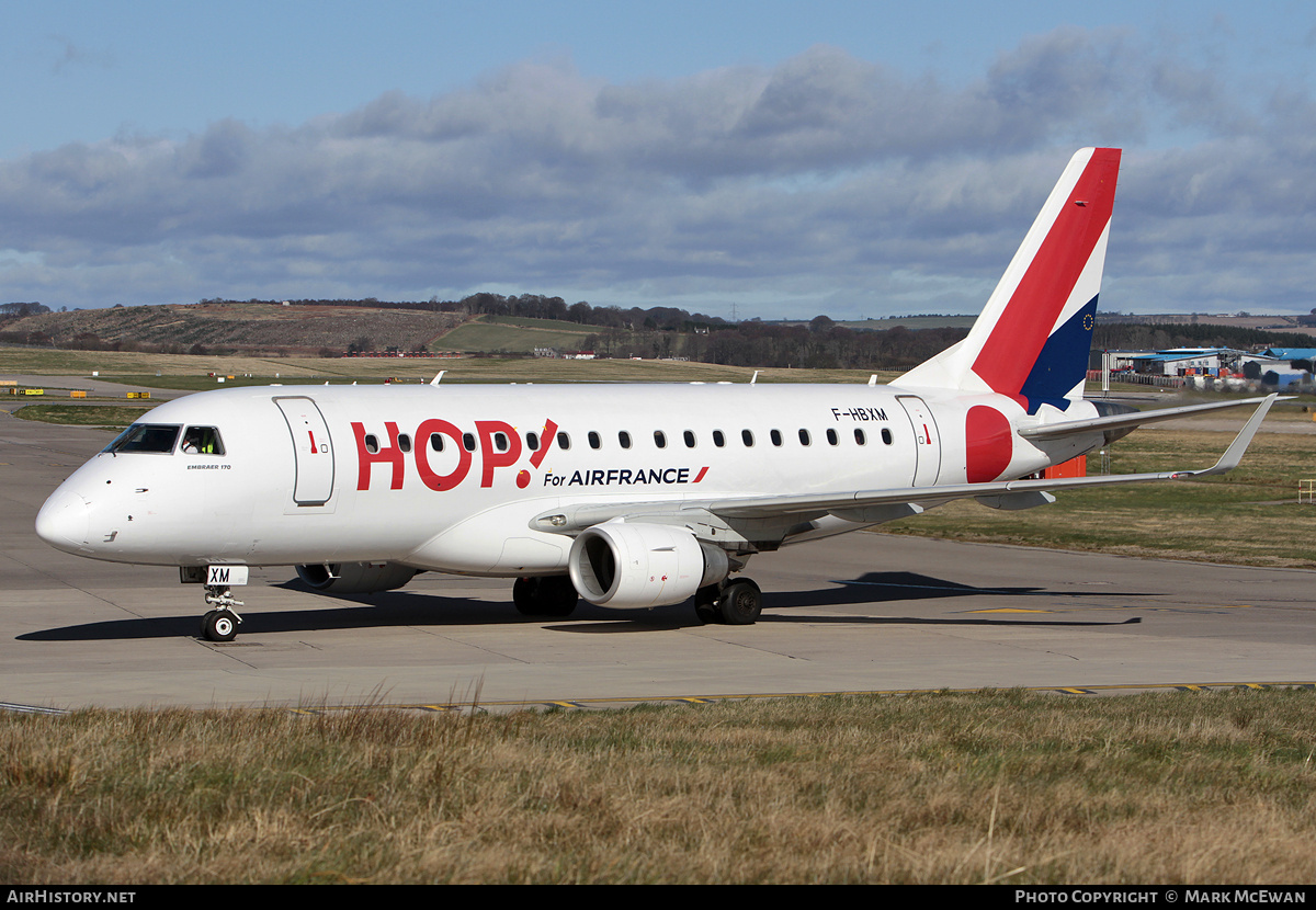 Aircraft Photo of F-HBXM | Embraer 170LR (ERJ-170-100LR) | Hop! | AirHistory.net #254491