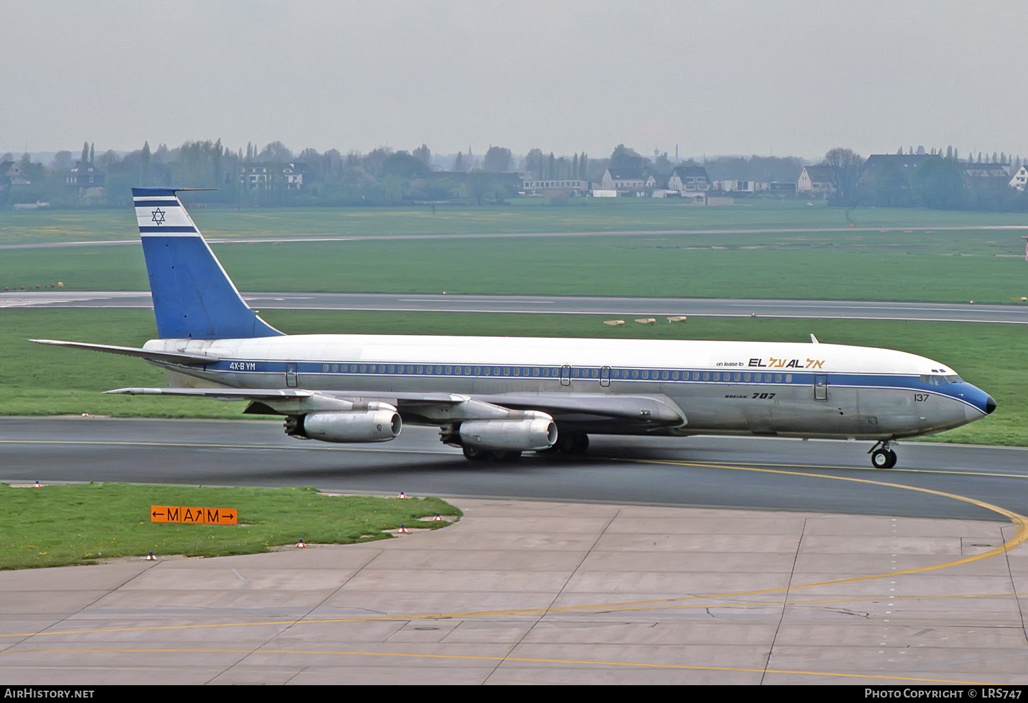Aircraft Photo of 4X-BYM | Boeing 707-329 | El Al Israel Airlines | AirHistory.net #254529