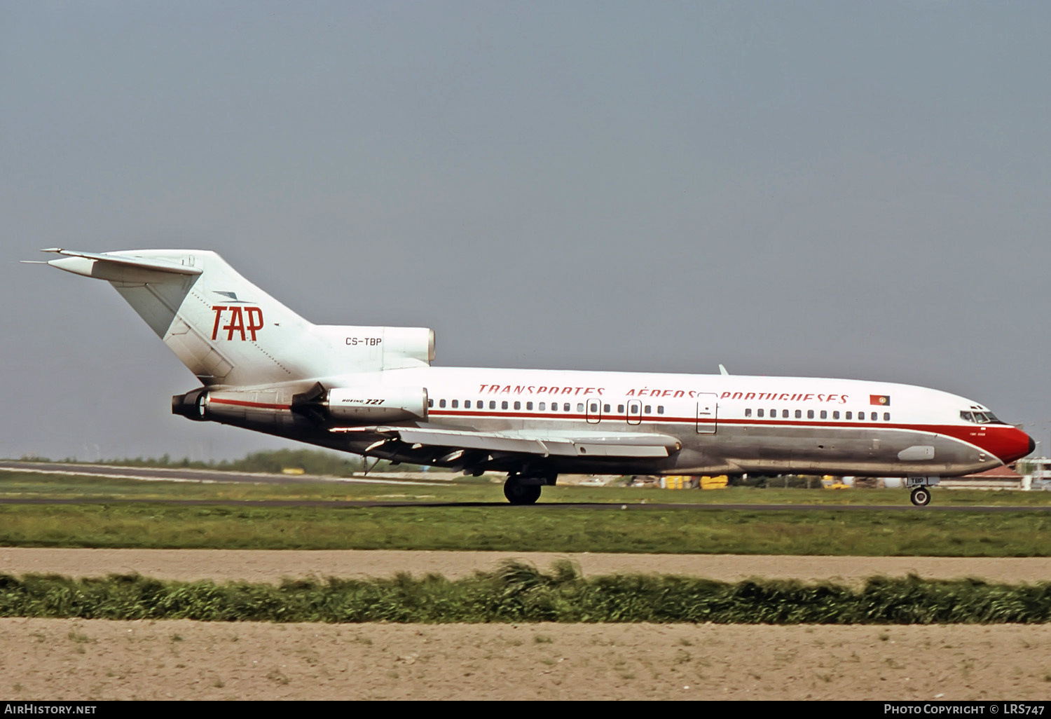 Aircraft Photo of CS-TBP | Boeing 727-82 | TAP - Transportes Aéreos Portugueses | AirHistory.net #254539