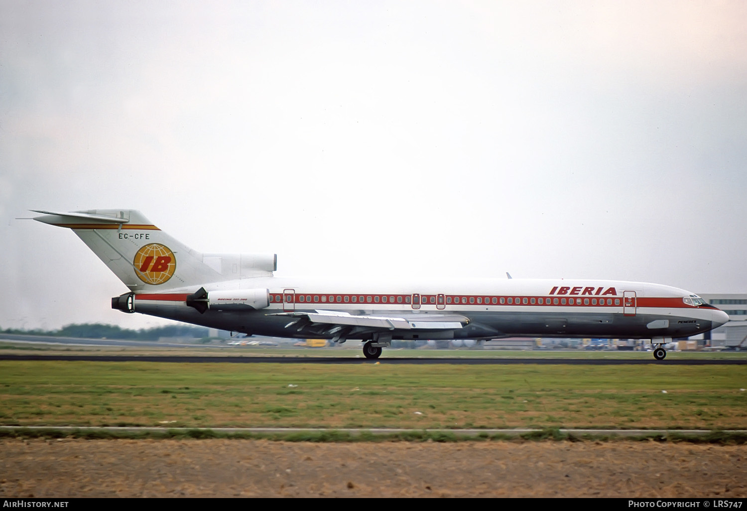 Aircraft Photo of EC-CFE | Boeing 727-256/Adv | Iberia | AirHistory.net #254547