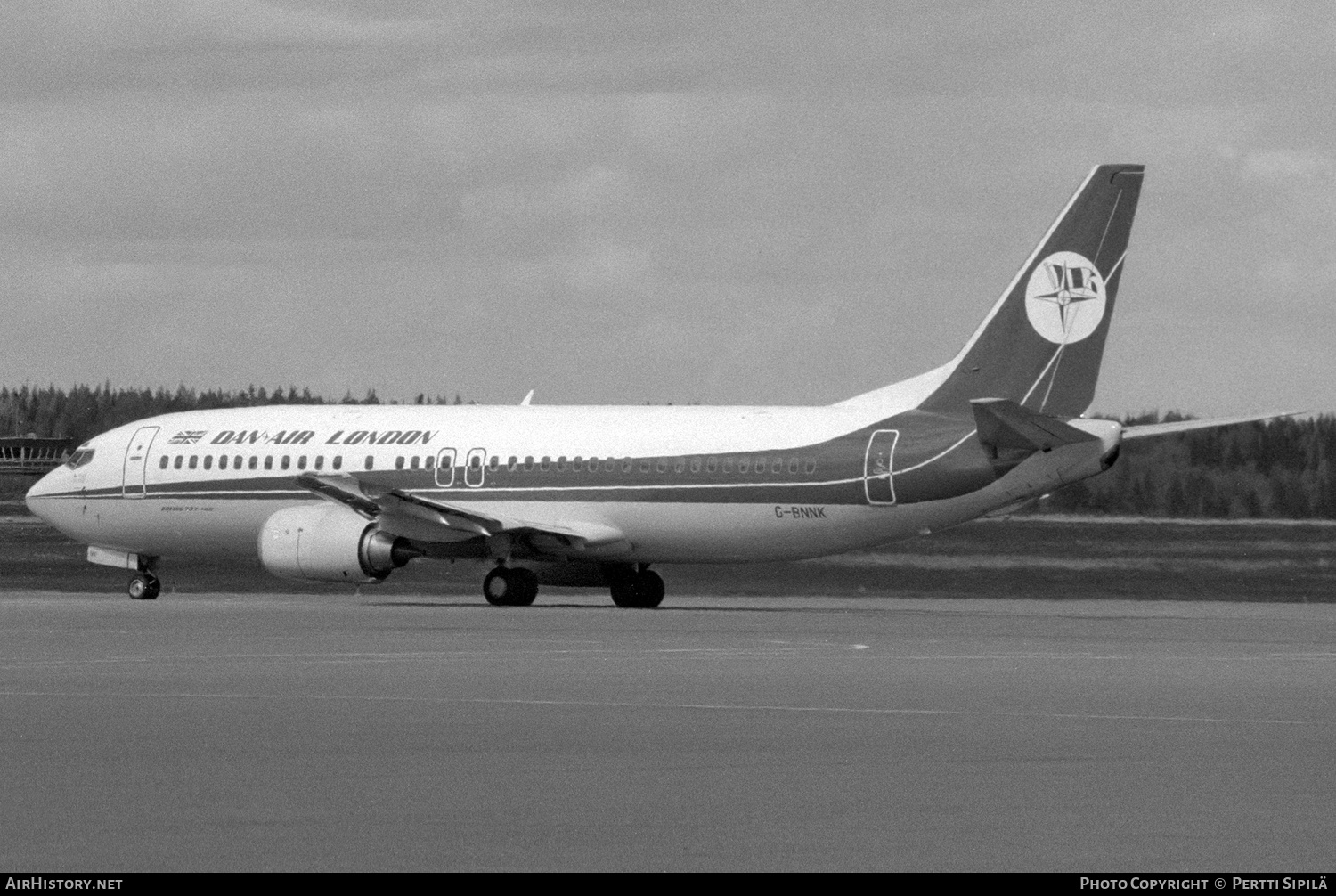 Aircraft Photo of G-BNNK | Boeing 737-4Q8 | Dan-Air London | AirHistory.net #254569