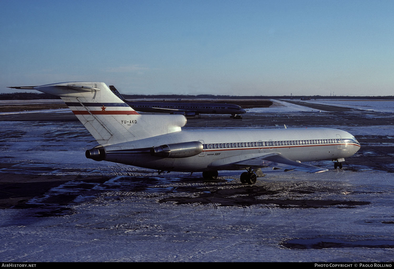 Aircraft Photo of YU-AKD / 74302 | Boeing 727-2L8/Adv | Yugoslavia Government | AirHistory.net #254597