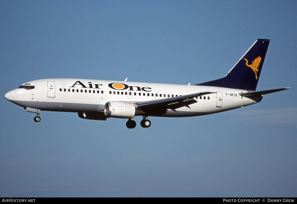 Aircraft Photo of F-GKTA | Boeing 737-3M8 | Air One | AirHistory.net #254643