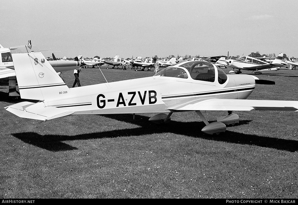 Aircraft Photo of G-AZVB | Bolkow BO-209 Monsun | AirHistory.net #254644