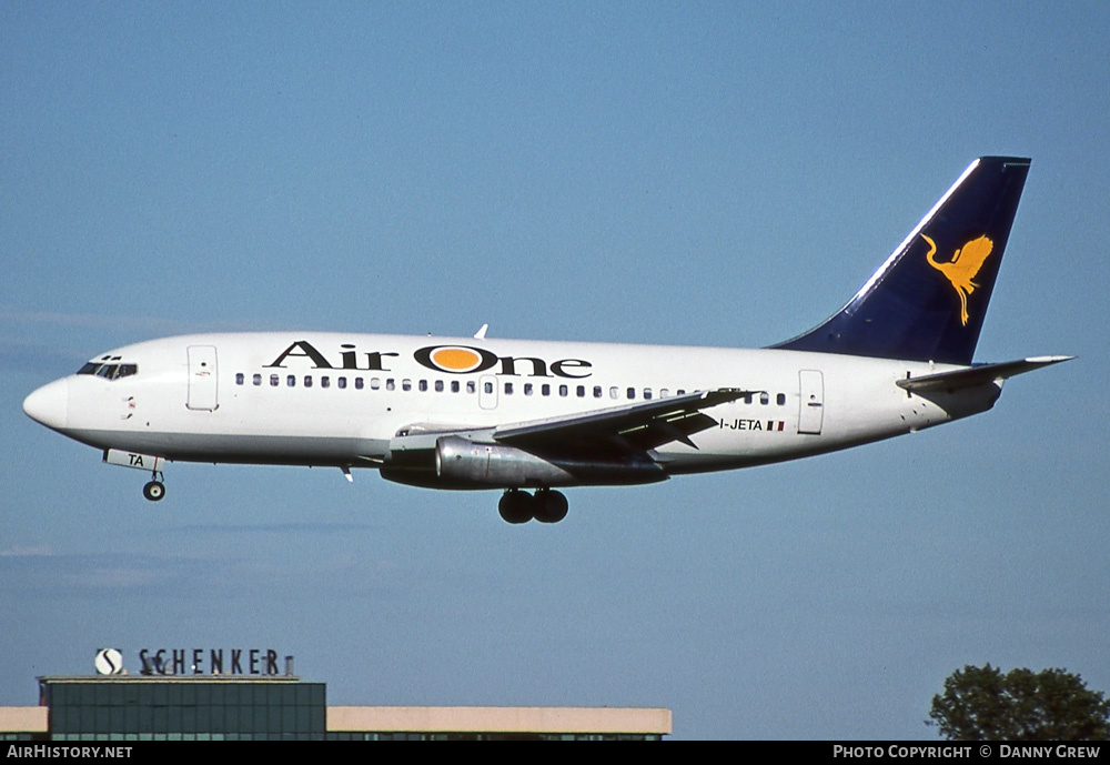 Aircraft Photo of I-JETA | Boeing 737-229/Adv | Air One | AirHistory.net #254645