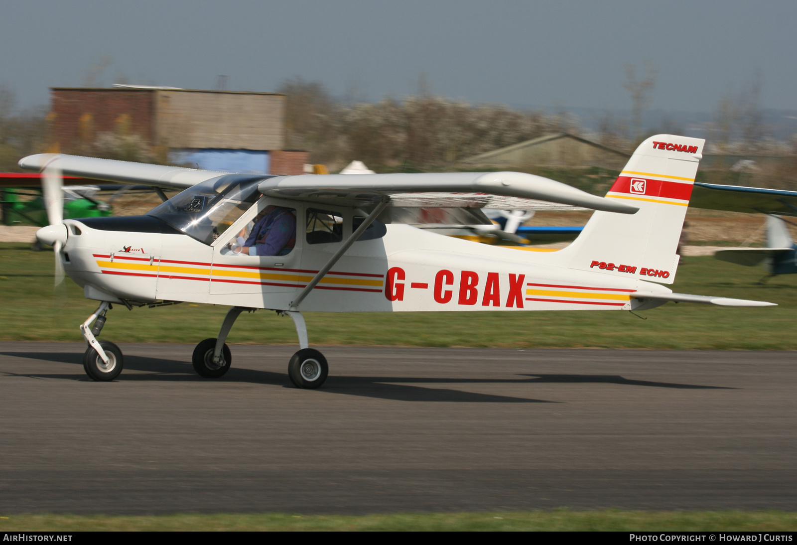 Aircraft Photo of G-CBAX | Tecnam P-92EM Echo | AirHistory.net #254648