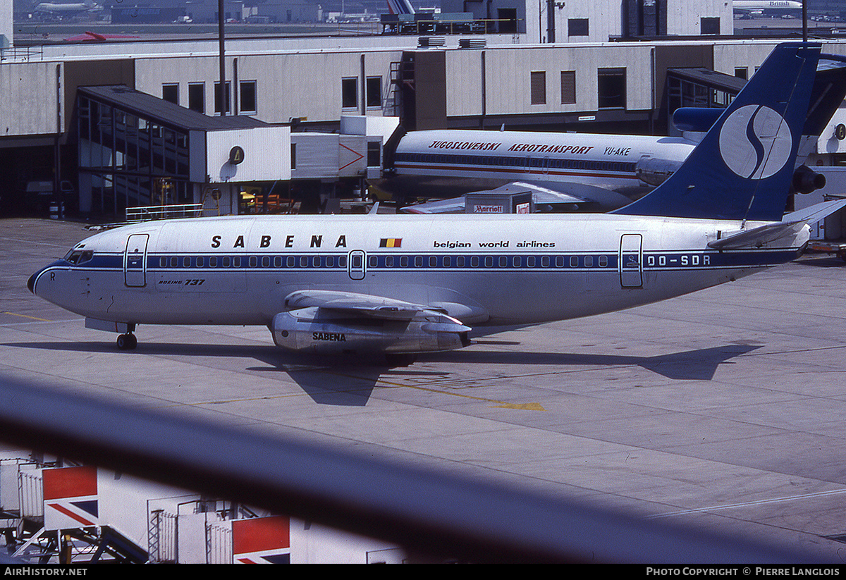 Aircraft Photo of OO-SDR | Boeing 737-229C/Adv | Sabena | AirHistory.net #254662