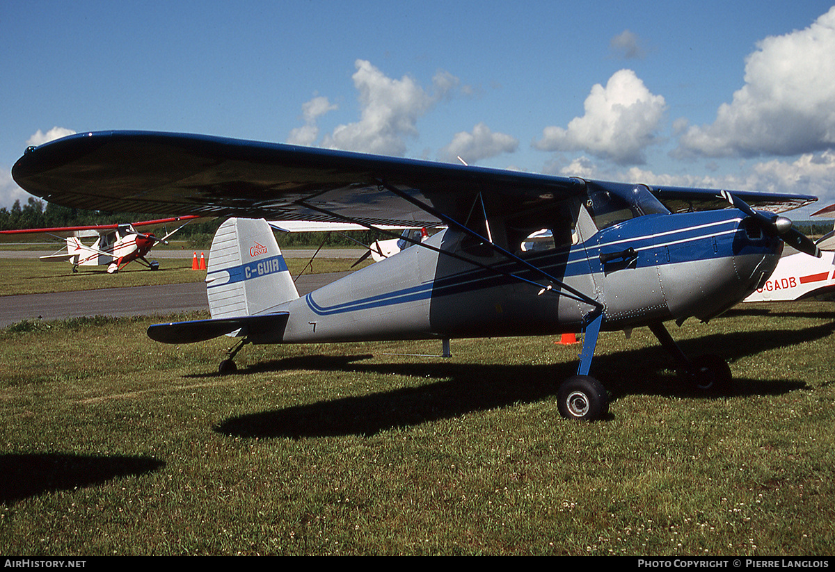 Aircraft Photo of C-GUIR | Cessna 140 | AirHistory.net #254668
