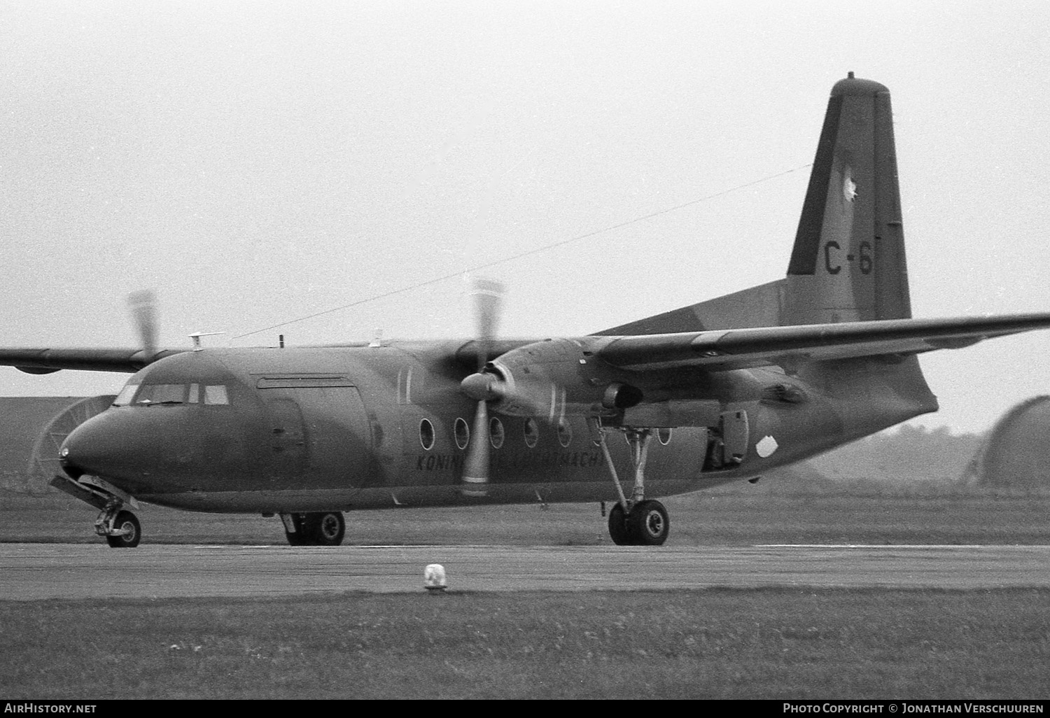 Aircraft Photo of C-6 | Fokker F27-300M Troopship | Netherlands - Air Force | AirHistory.net #254669
