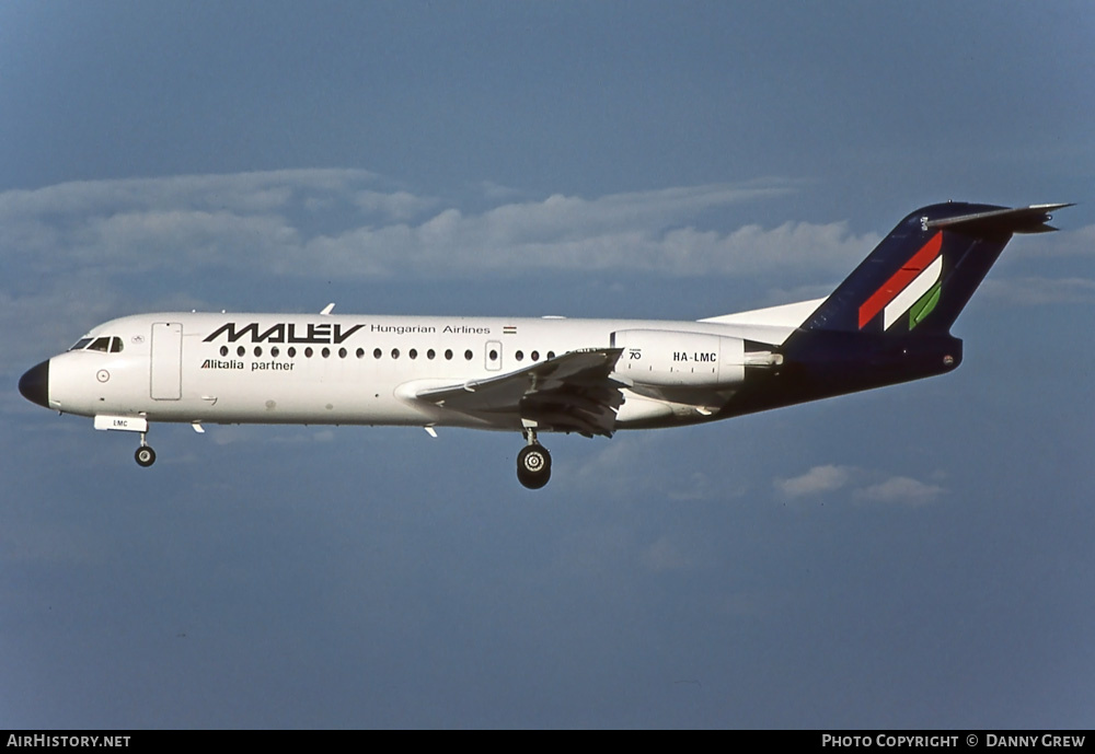 Aircraft Photo of HA-LMC | Fokker 70 (F28-0070) | Malév - Hungarian Airlines | AirHistory.net #254678