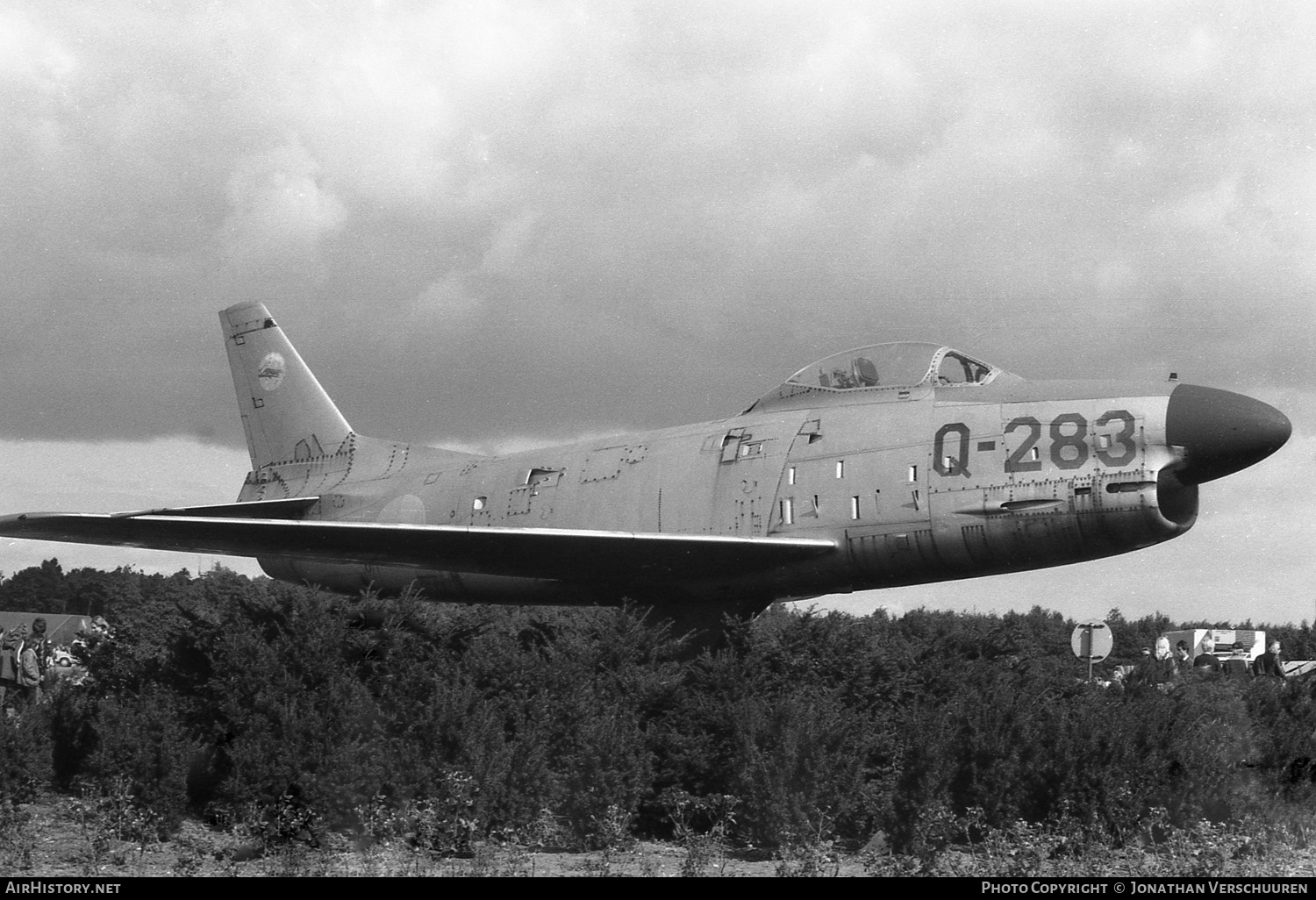 Aircraft Photo of Q-283 | North American F-86K Sabre | Netherlands - Air Force | AirHistory.net #254691