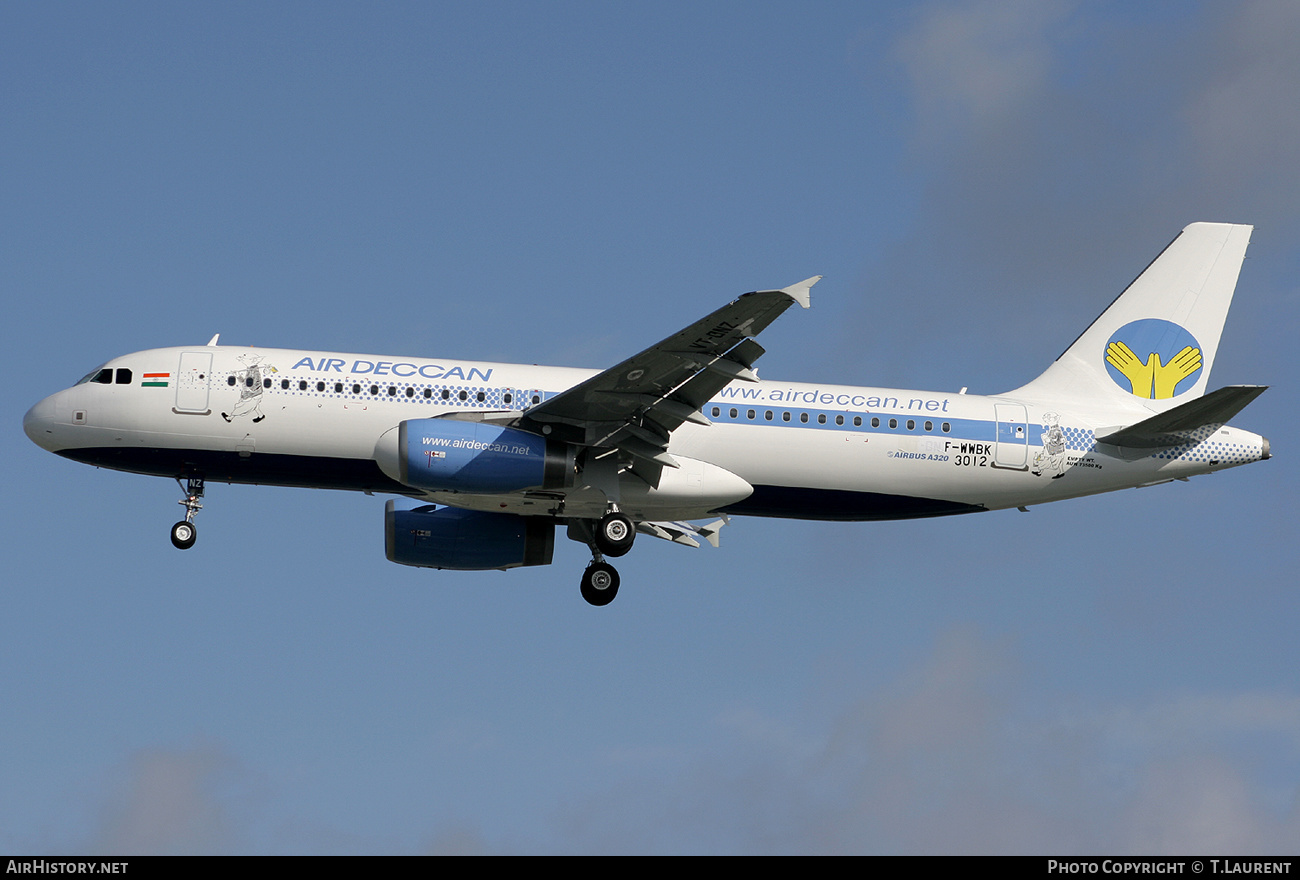 Aircraft Photo of F-WWBK | Airbus A320-232 | Air Deccan | AirHistory.net #254695