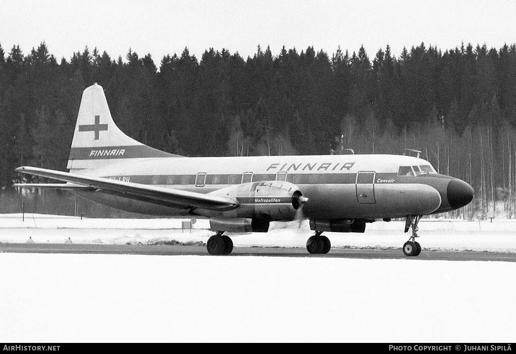 Aircraft Photo of OH-LRH | Convair 440-61 Metropolitan | Finnair | AirHistory.net #254709