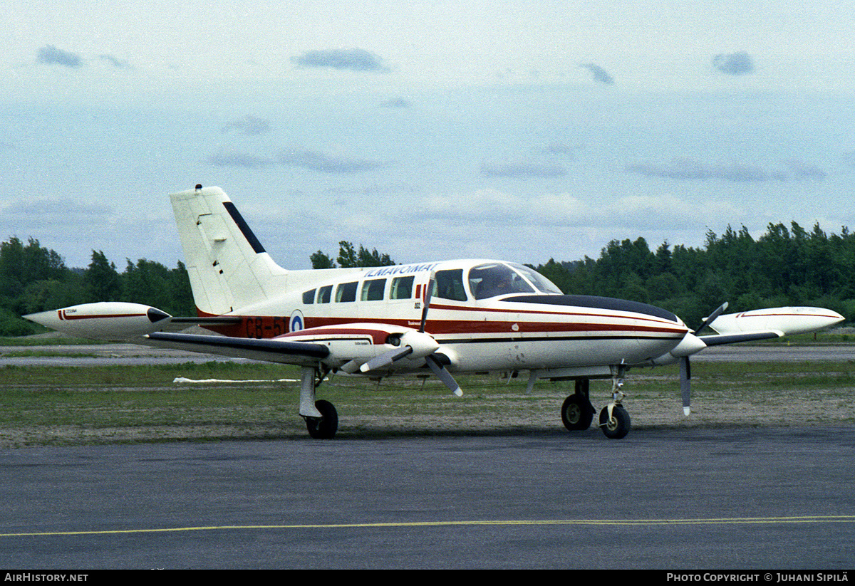 Aircraft Photo of CB-51 | Cessna 402B Businessliner | Finland - Air Force | AirHistory.net #254715