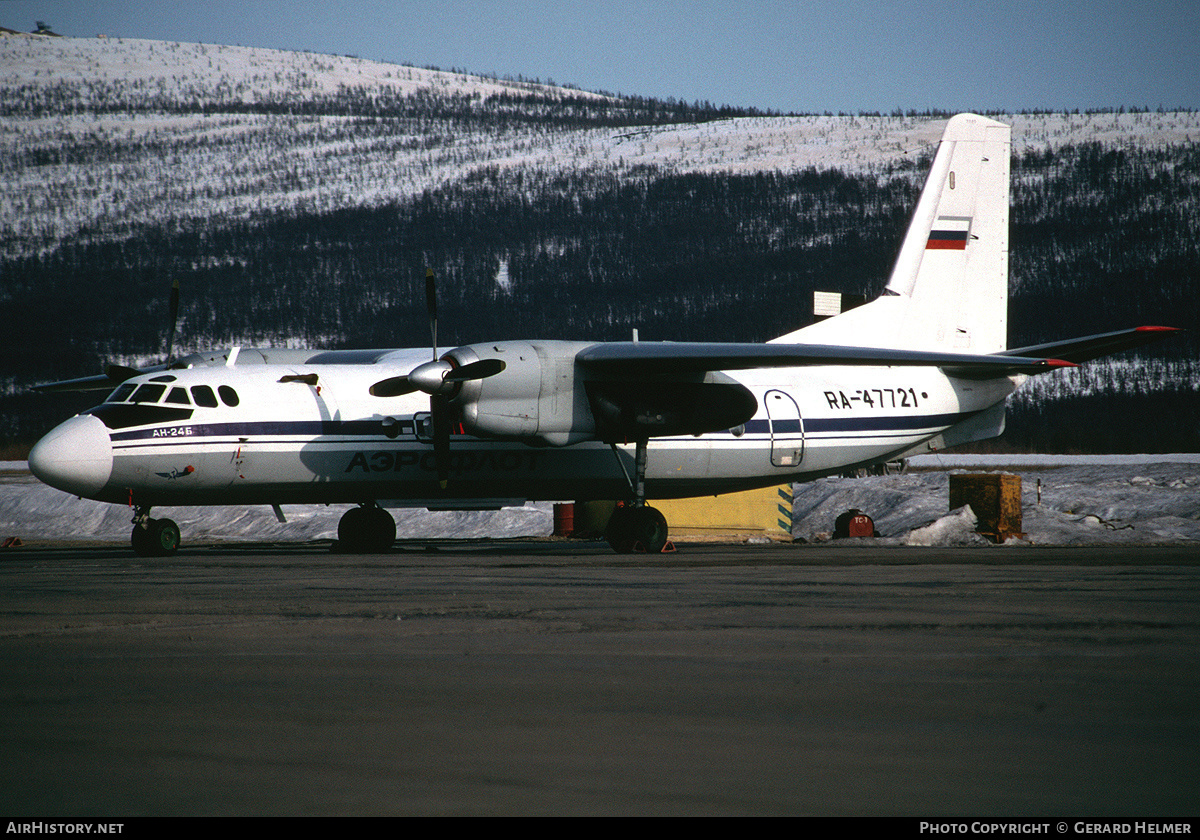 Aircraft Photo of RA-47721 | Antonov An-24B | Aeroflot | AirHistory.net #254732