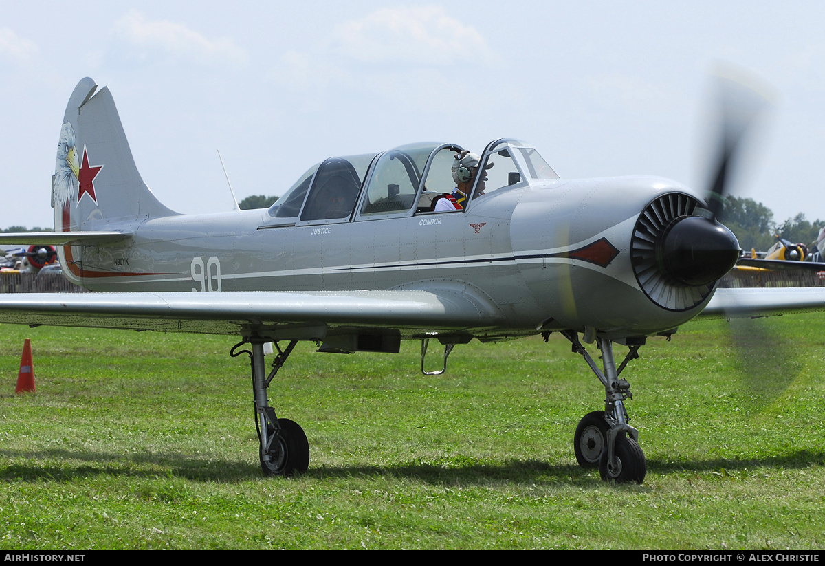 Aircraft Photo of N90YK | Yakovlev Yak-52 | Soviet Union - Air Force | AirHistory.net #254733