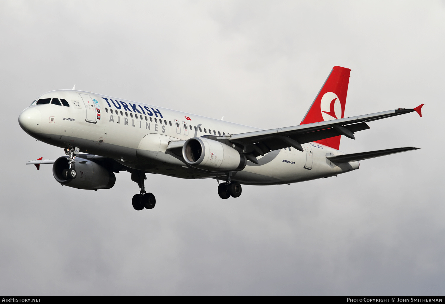 Aircraft Photo of TC-JPG | Airbus A320-232 | Turkish Airlines | AirHistory.net #254740