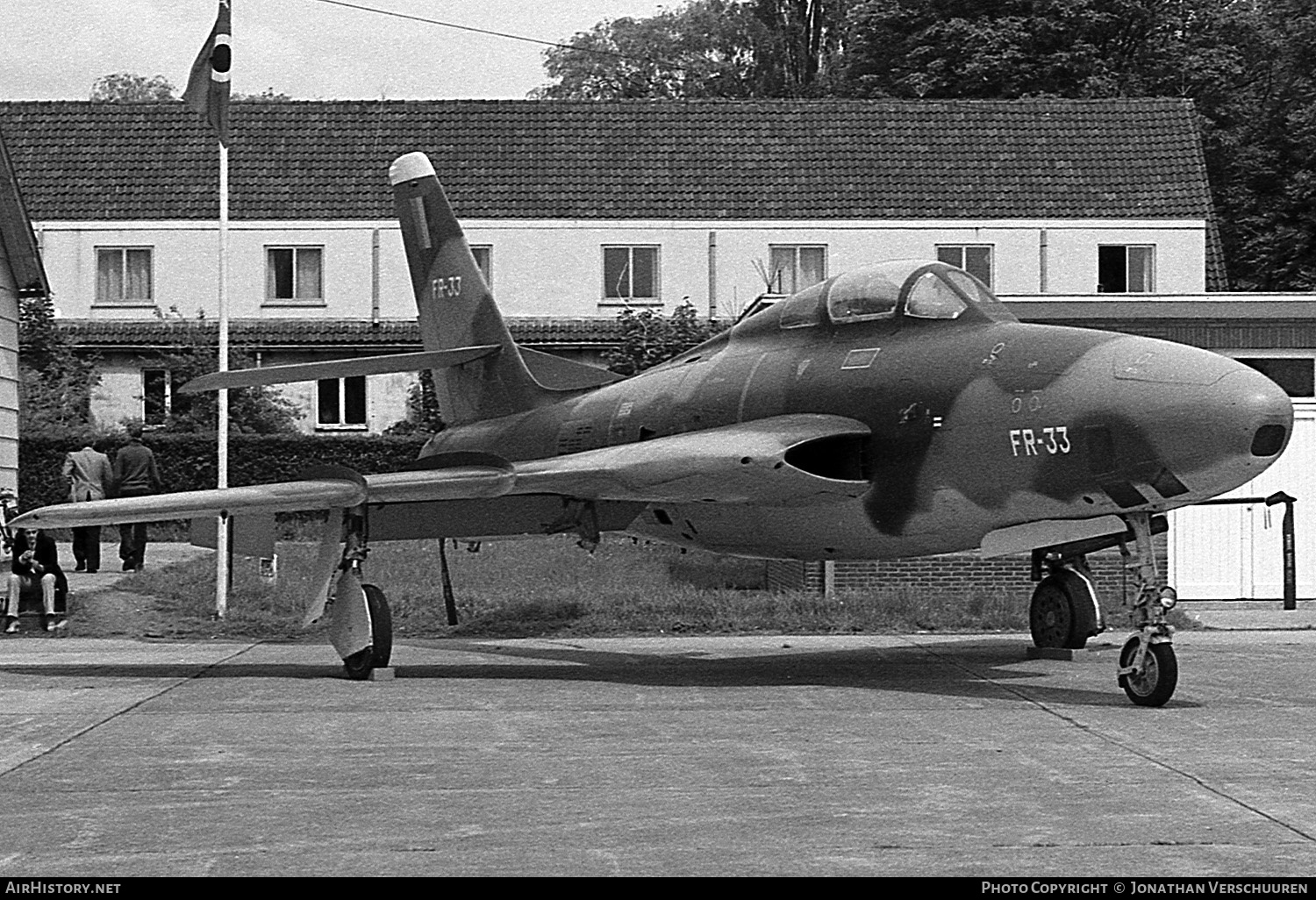 Aircraft Photo of FR33 | Republic RF-84F Thunderflash | Belgium - Air Force | AirHistory.net #254741