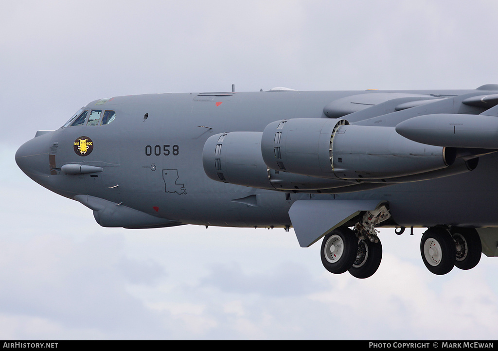 Aircraft Photo of 60-0058 | Boeing B-52H Stratofortress | USA - Air Force | AirHistory.net #254744