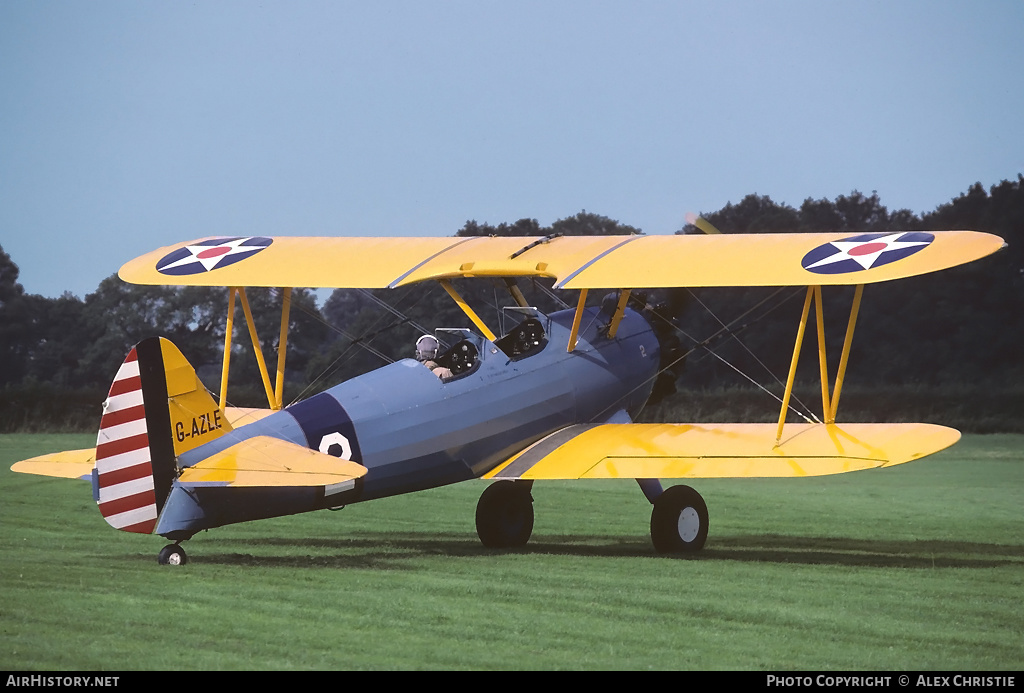 Aircraft Photo of G-AZLE | Boeing N2S-5 Kaydet (E75) | USA - Air Force | AirHistory.net #254750