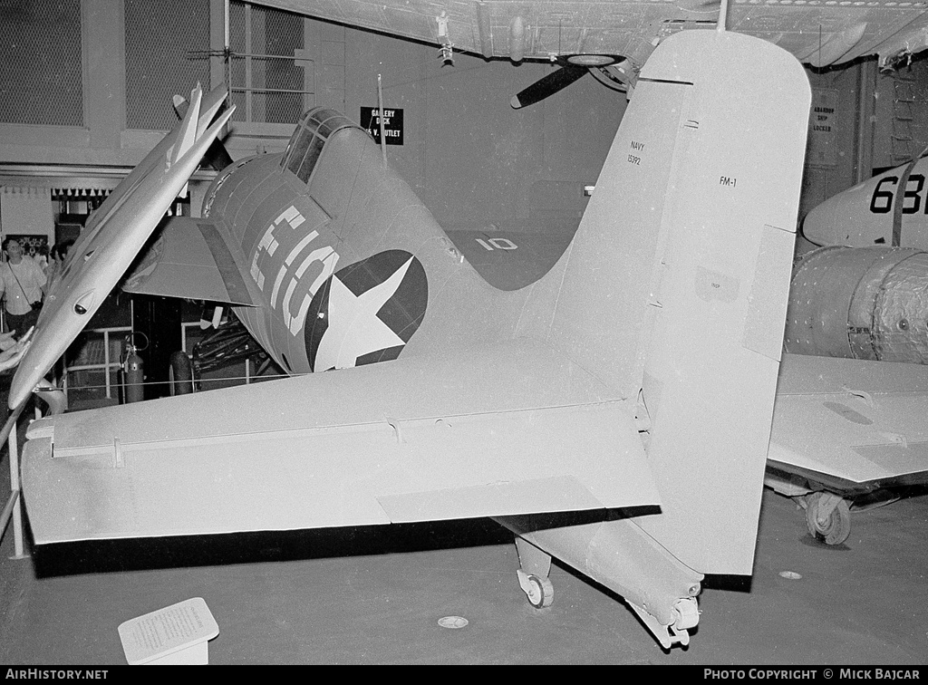 Aircraft Photo of 15392 | Grumman FM-1 Wildcat | USA - Navy | AirHistory.net #254760