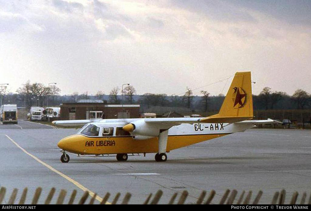 Aircraft Photo of EL-AHX | Britten-Norman BN-2A-27 Islander | Air Liberia | AirHistory.net #254785